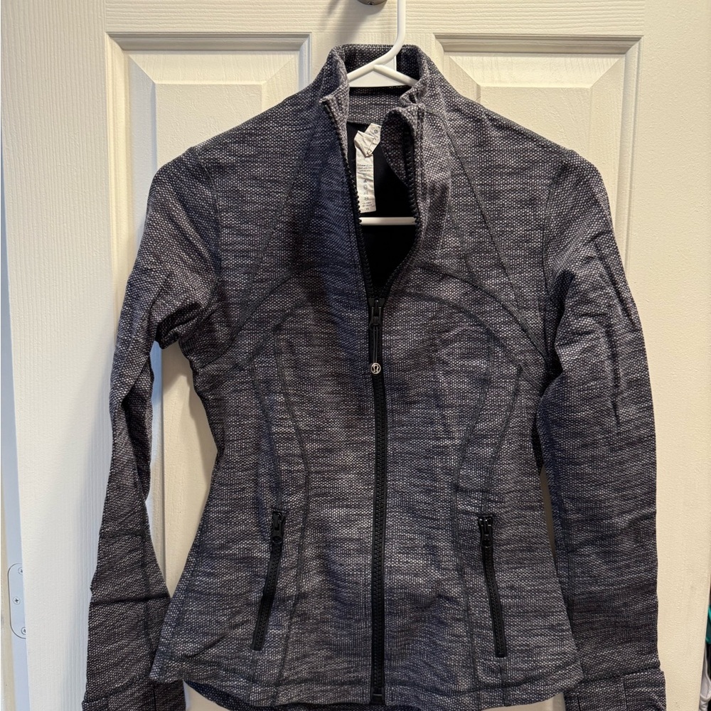 Lululemon Athletica Gray Utility Jacket with High Collar